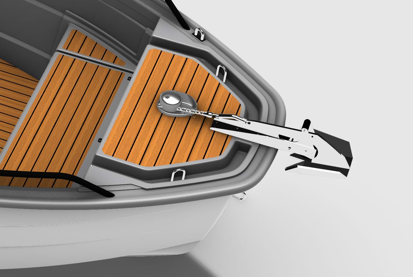 S 725 PRO Short Cabin Render Bow Anchor