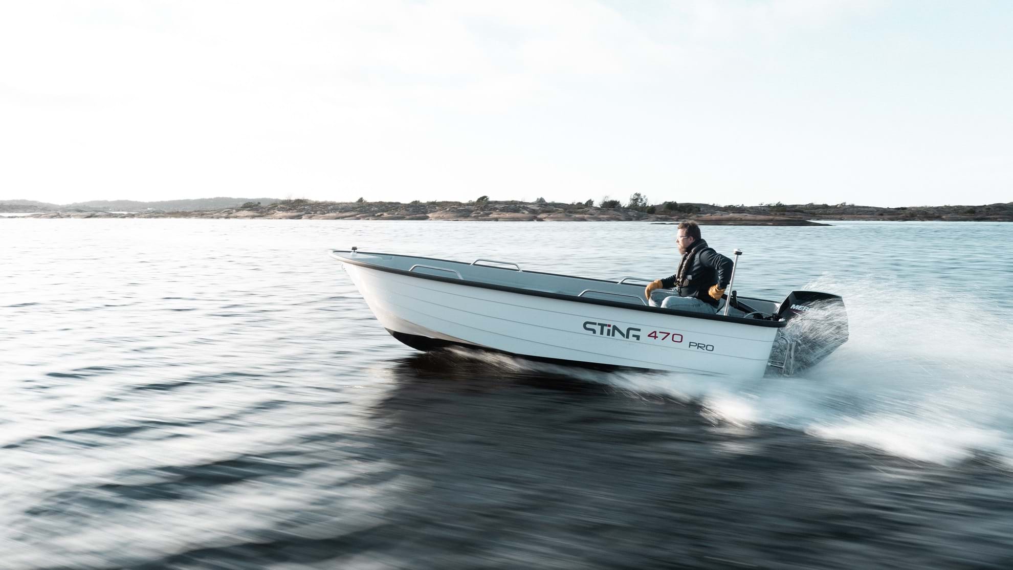 Utility boat 470 Pro - sting-boats.no